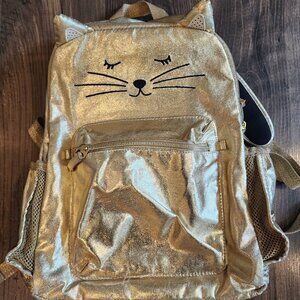 Kids Gold Cat Backpack